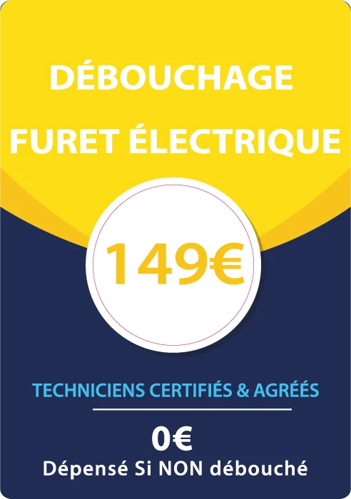 prix de débouchage furet éléctrique